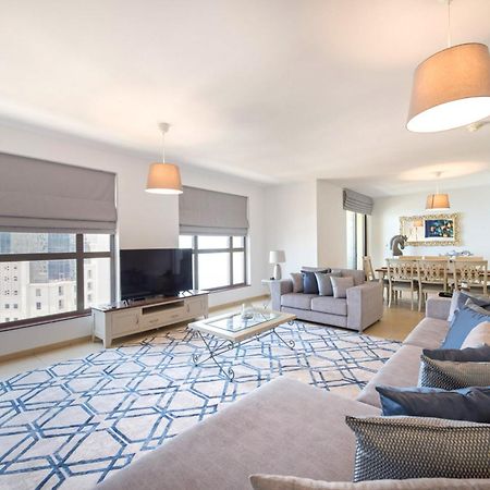 Sea View+Marina View 4BR @Jumeirah Beach Residence Dubaj Zewnętrze zdjęcie