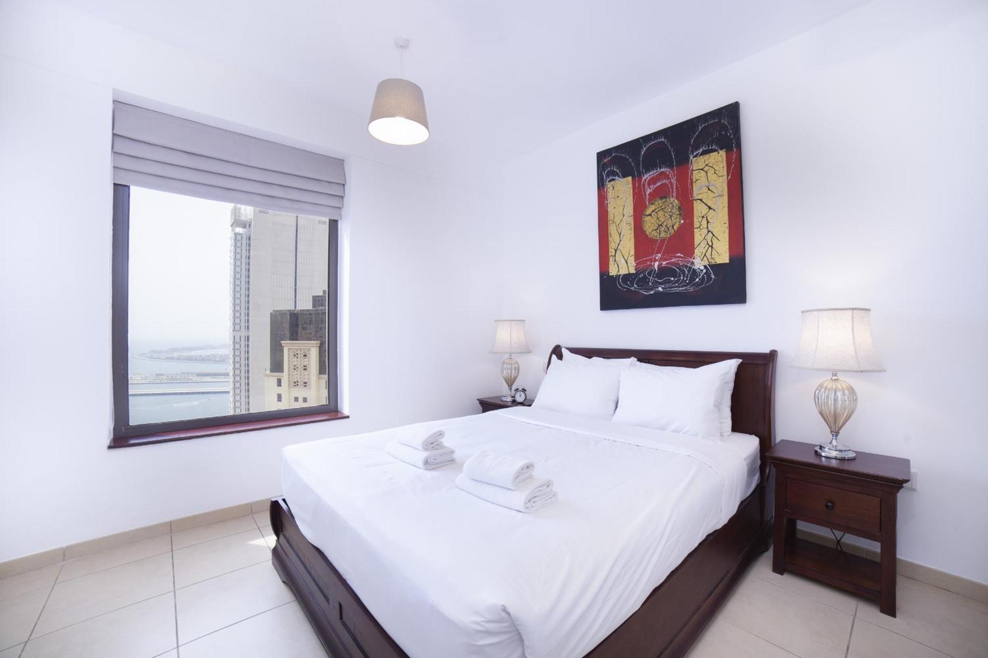 Sea View+Marina View 4BR @Jumeirah Beach Residence Dubaj Zewnętrze zdjęcie