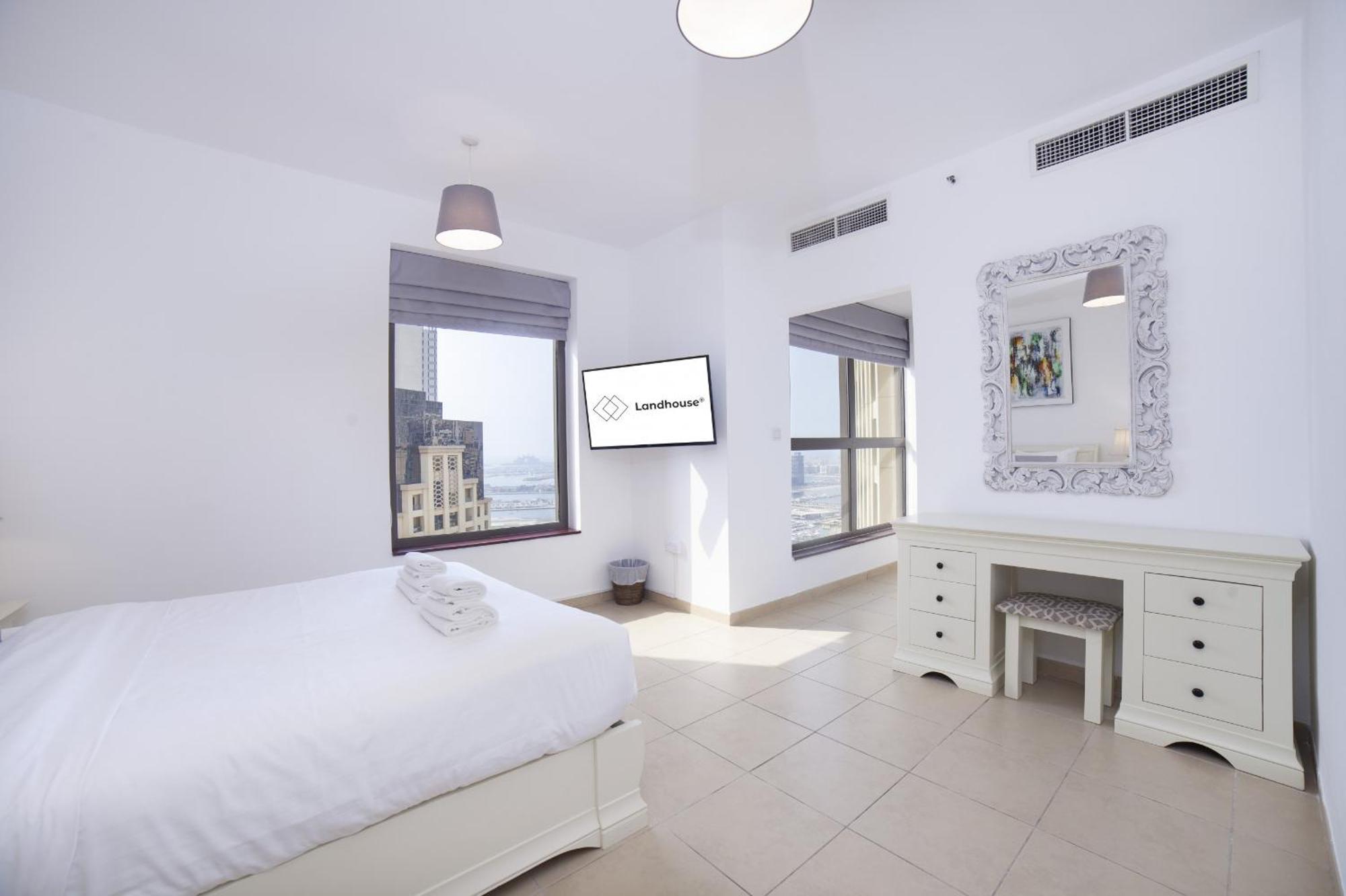 Sea View+Marina View 4BR @Jumeirah Beach Residence Dubaj Zewnętrze zdjęcie
